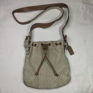 Coach Y2K Soho Suede Drawstring Crossbody Bag 9524